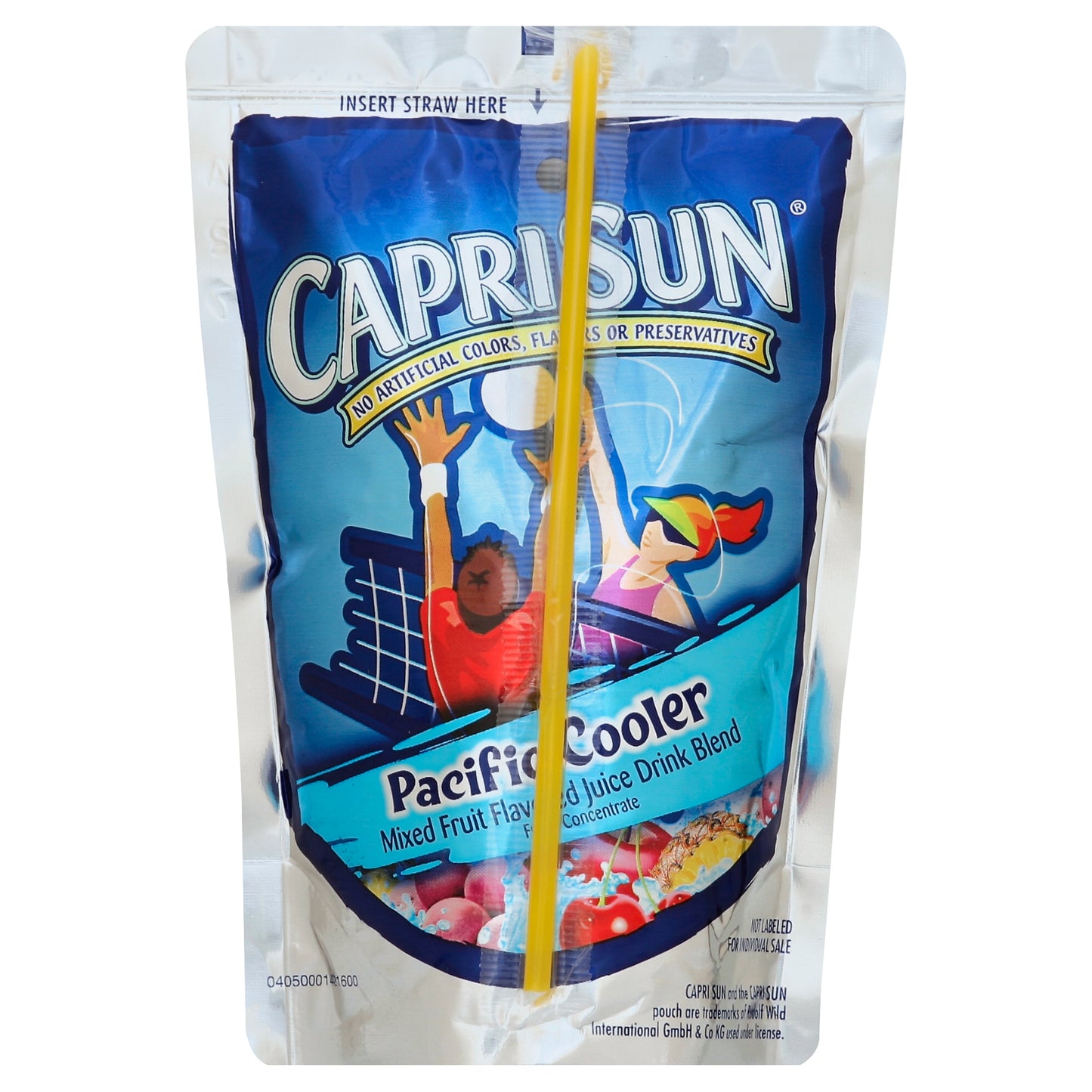 Capri Sun Ready To Drink Pacific Cooler Softdrink, 60 Fluid Ounce - 4 Per Case.