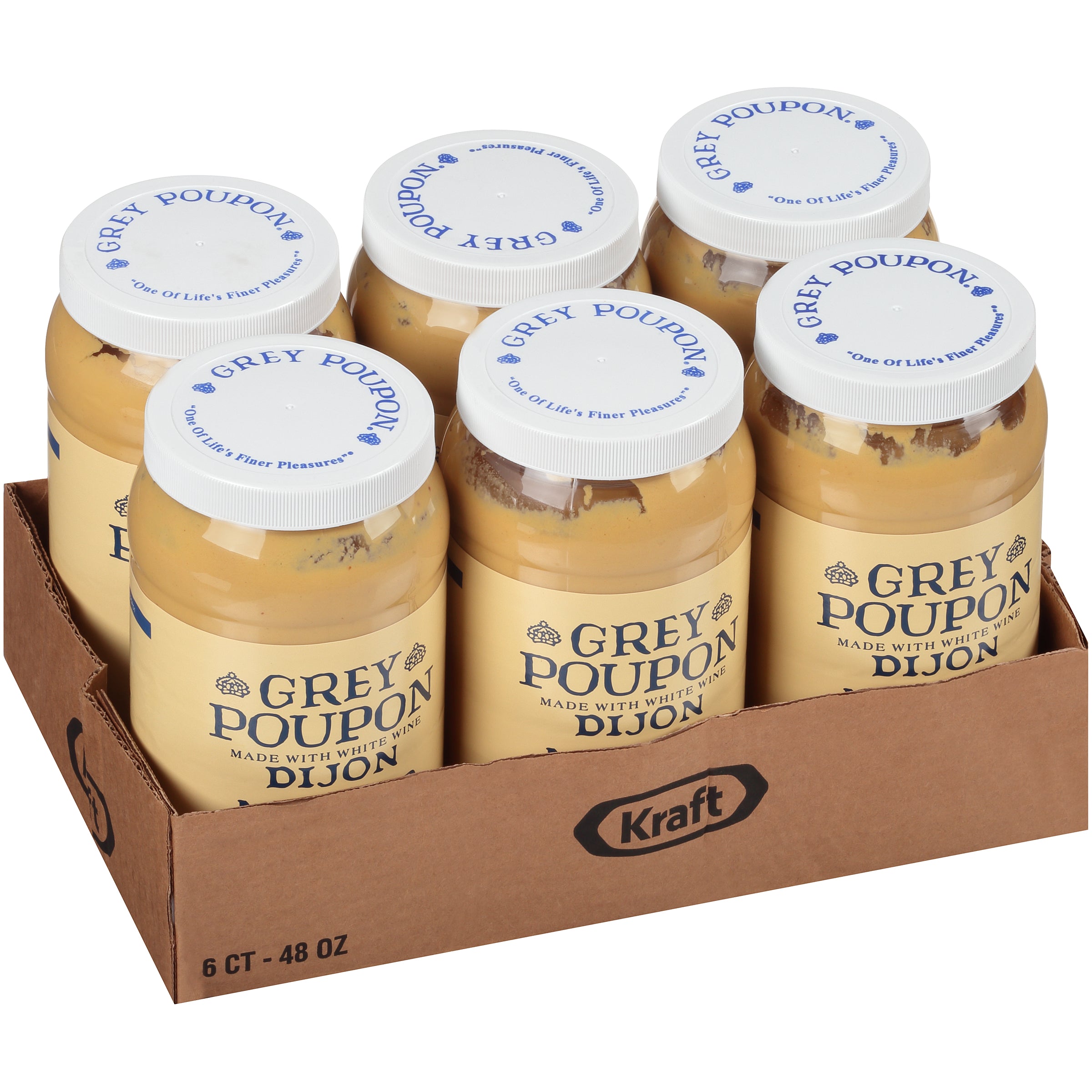 GREY POUPON Dijon Mustard 48 Ounce 6 Per Case