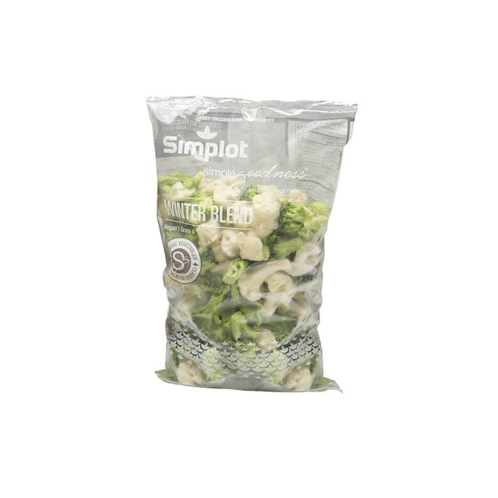 Simplot Simple Goodness Classic Vegetables Pepper & Onion Blend 2 Pound Each - 12 per Case.