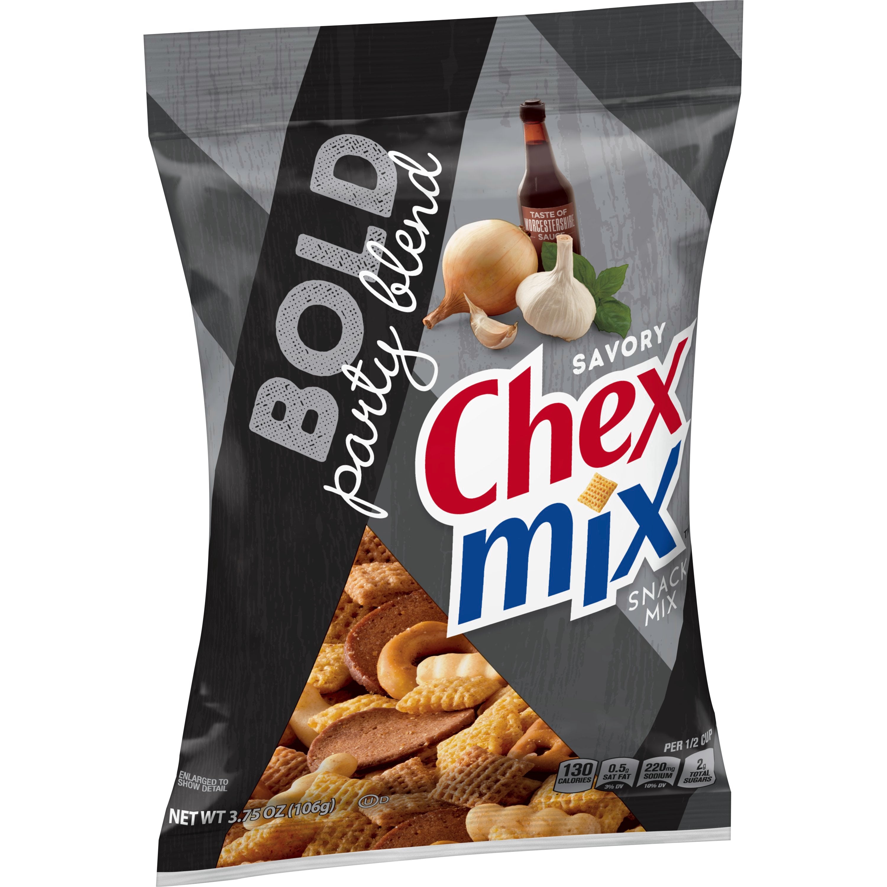 Chex Mix™ Snack Mix Bold Party Blend 3.75 Ounce Size - 8 Per Case.