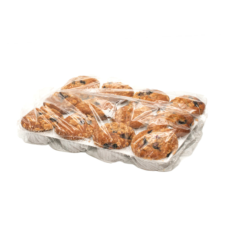 David's Muffin Blueberry Tray Frozen 6 Ounce Size - 1 Per Case.