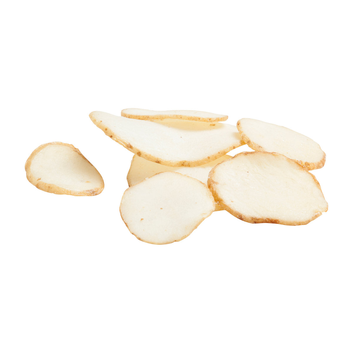 Simplot Select Recipe 8" Sea Salt Chips Skin On 5 Pound Each - 6 Per Case.