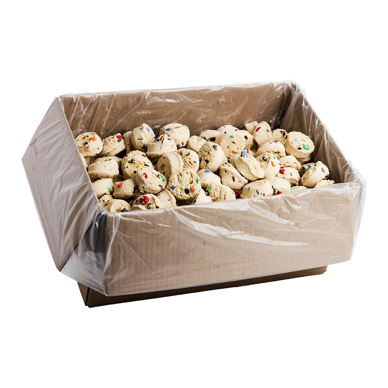 Frozen Cookie Dough Carnival With Colored Candies And Chocolate Chips Bulk Bag 1.33 Ounce Size - 240 Per Case.