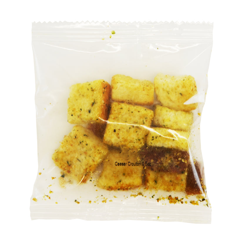 Fresh Gourmet Croutons Caesar Homestyle 0.5 Ounce Size - 200 Per Case.