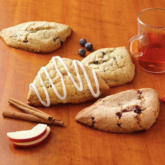 Pillsbury™ Place & Bake™ Frozen Scone Dough Variety Fruit Flavors 45 Ounce Size - 8 Per Case.