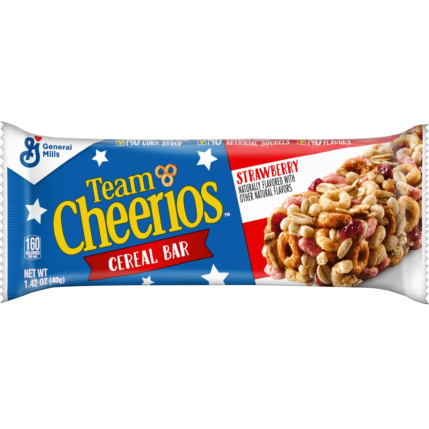 Team Cheerios™ Cereal Bars 1.42 Ounce Size - 96 Per Case.