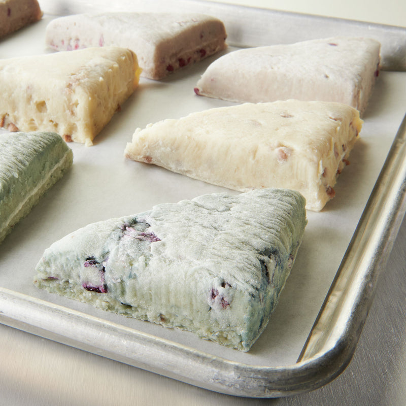 Pillsbury™ Place & Bake™ Frozen Scone Dough Variety Fruit Flavors 45 Ounce Size - 8 Per Case.