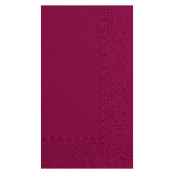 Napkin Dinner Burgundy Ply Foldpaper 125 Each - 8 Per Case.