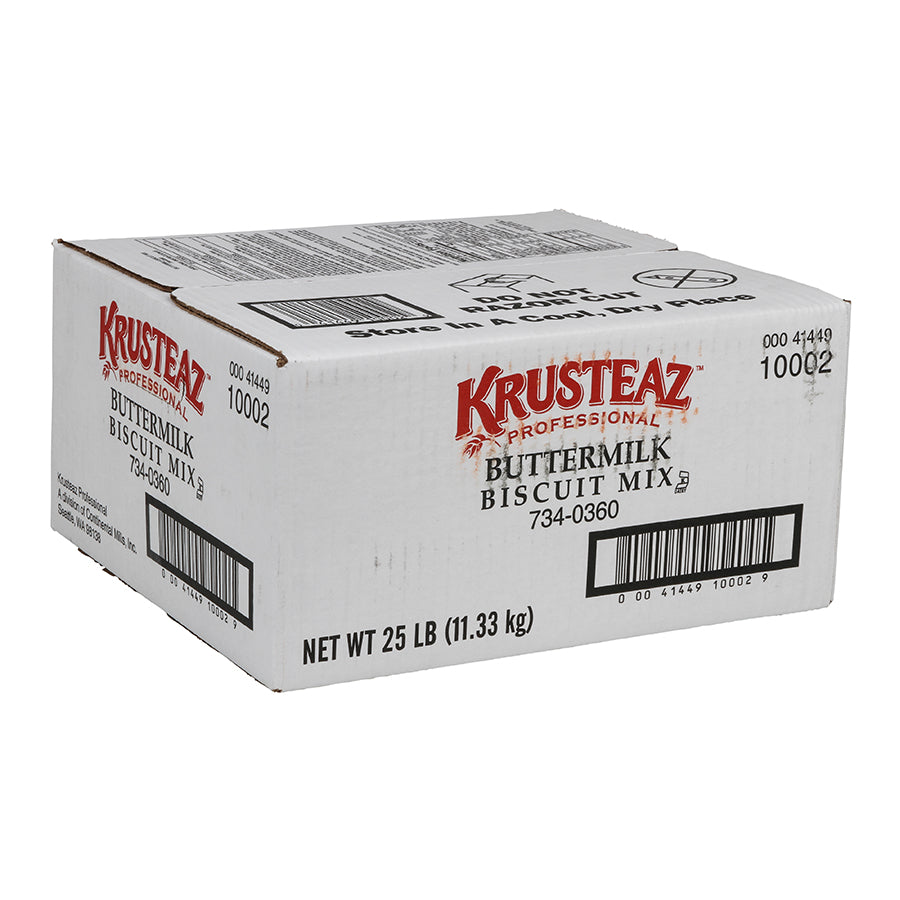 Krusteaz Professional Buttermilk Biscuit Mix 25 Pound Each - 1 Per Case.