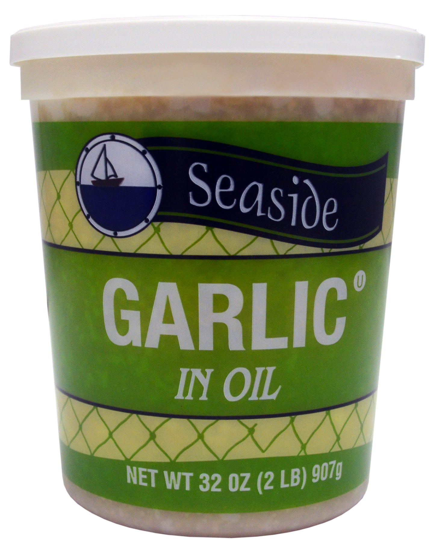 Seaside® Garlic In Oil 32 Ounce Size - 6 Per Case.