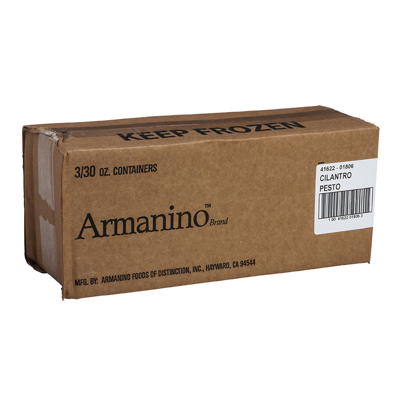 Armanino Sauce Cilantro Pesto, 30 Ounce Size - 3 Per Case.