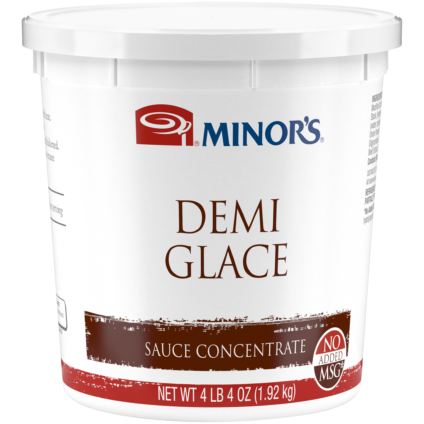 Minor's Demi Glace Sauce Concentrate 4.25 Pound Each - 4 Per Case.