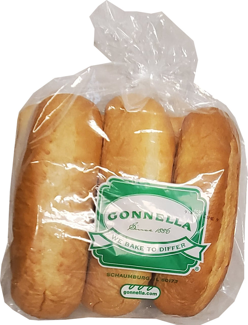 8" French Roll 4.8 Ounce Size - 48 Per Case.