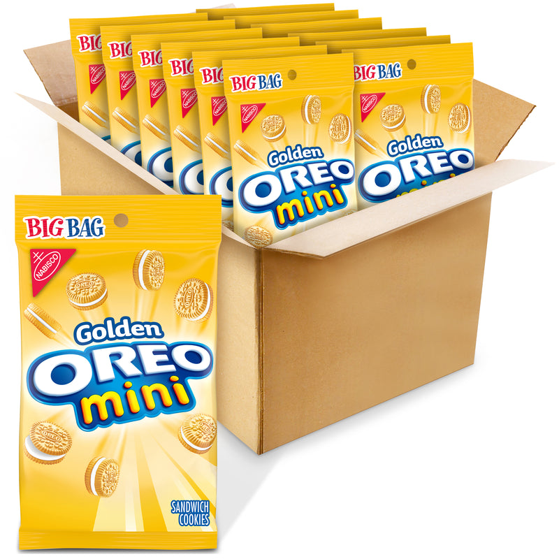 Mini Golden Oreo Big Bag 3 Ounce Size - 12 Per Case.