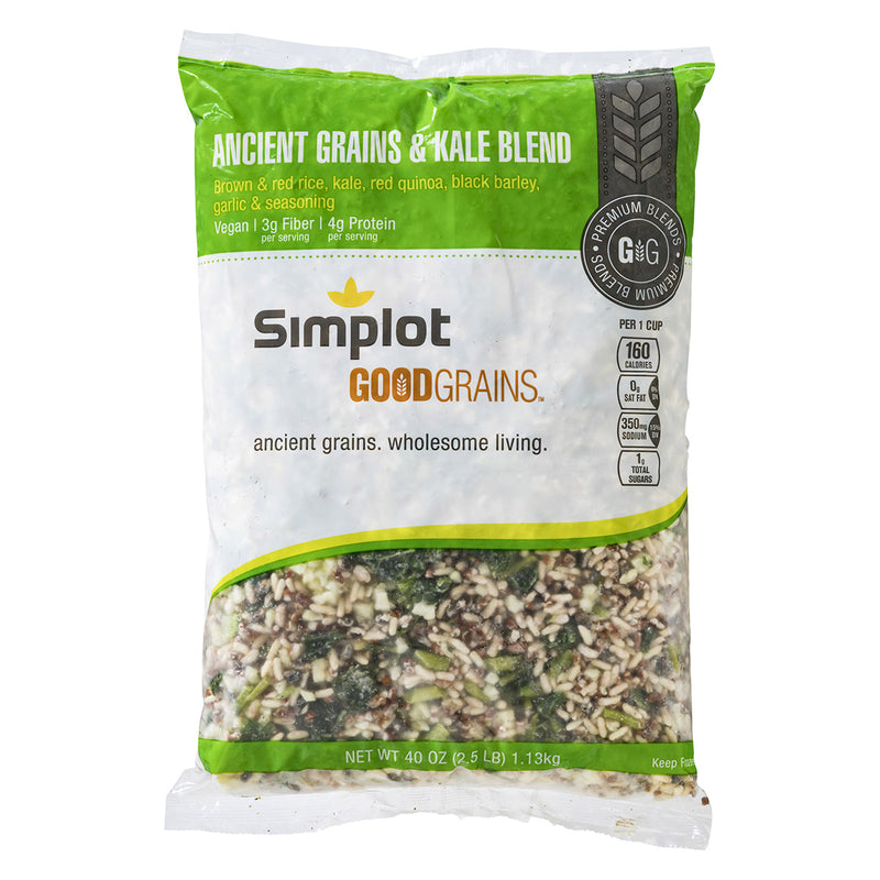 Simplot Good Grains Ancient Grains And Kale Blend 2.5 Pound Each - 6 Per Case.