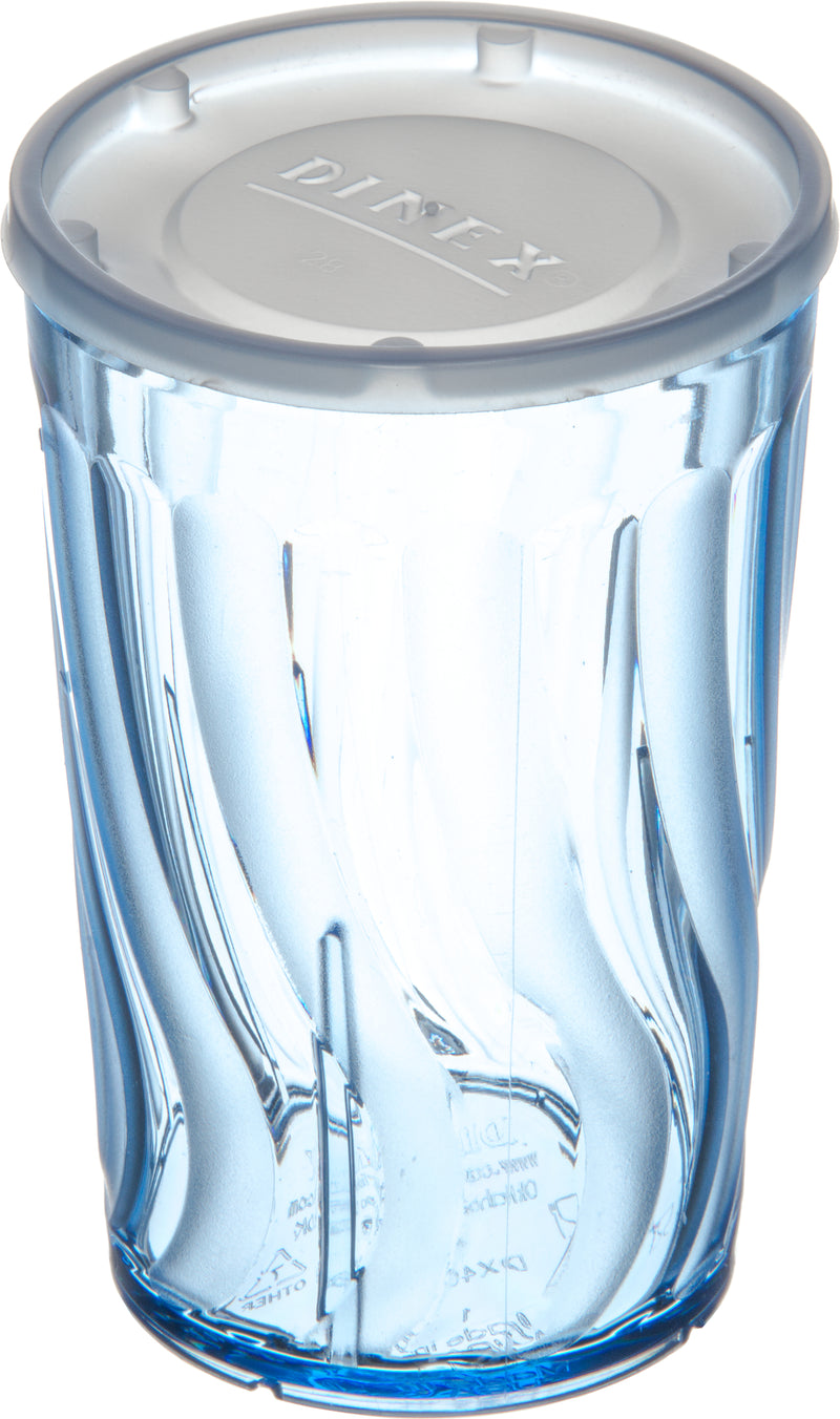 Dinex Translucent Tumbler Lid Translucent 2.625 In - 1000 Per Case.