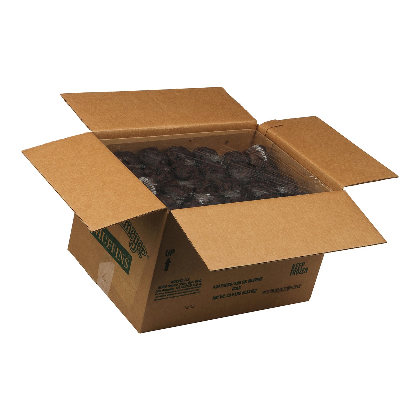 Muffin Variety Wild Blueberrybanana Nutchocolate Bulk Tray 2.25 Ounce Size - 96 Per Case.