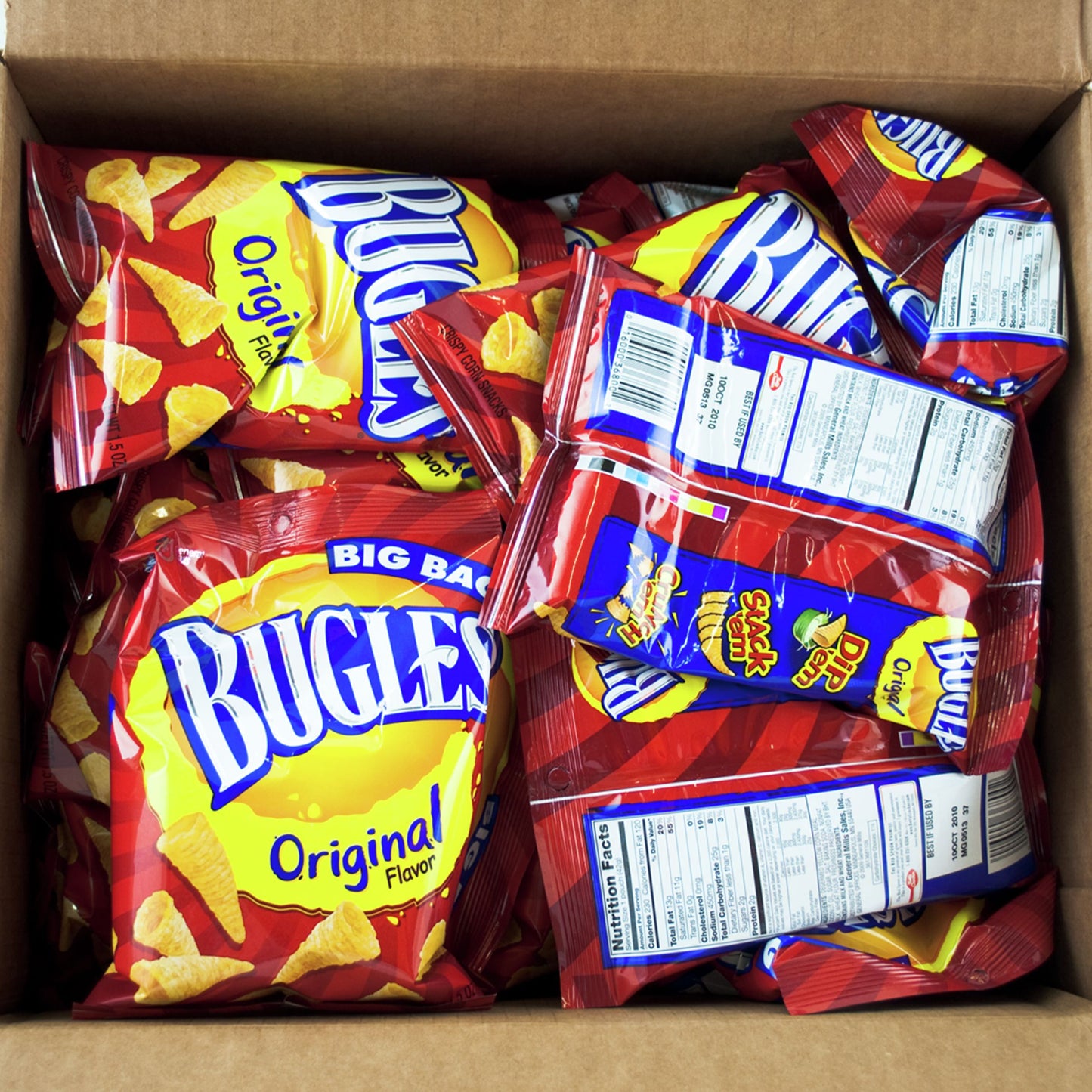 Bugles Original 1.5 Ounce Size - 36 Per Case.