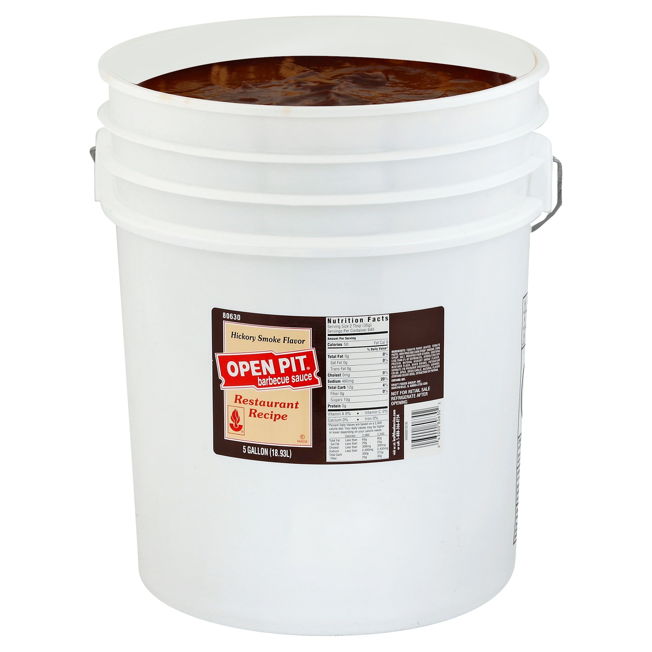 OPEN PIT Hickory BBQ Sauce 5 gal. Pail