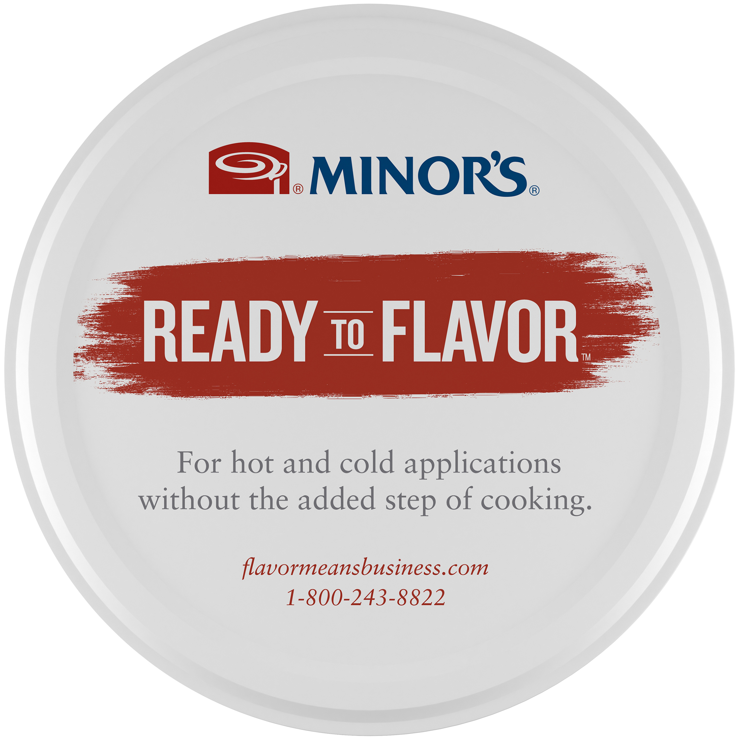 Minor's Beef Base (No Added Msg) 1 Pound Each - 12 Per Case.