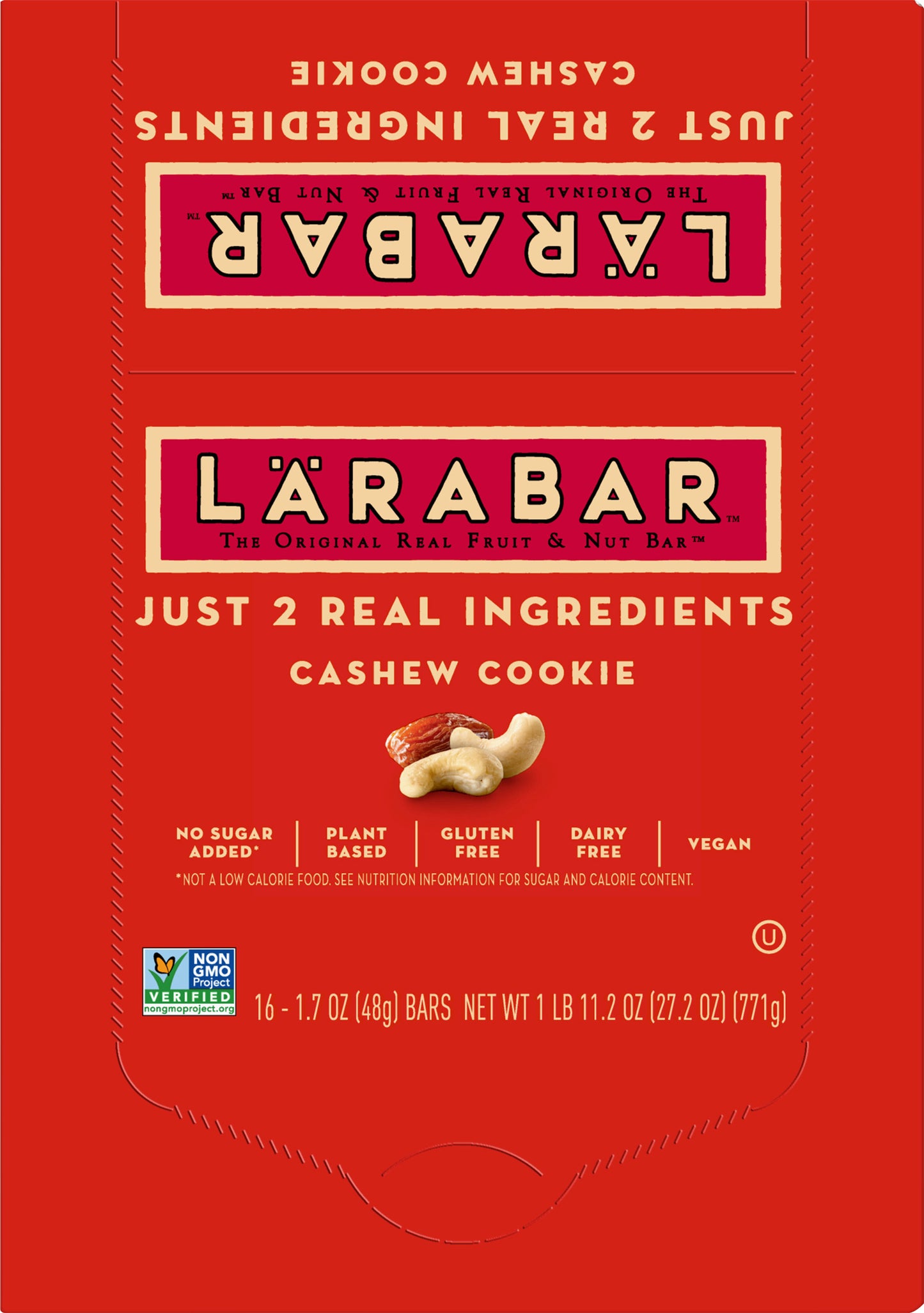 Larabar™ Wellness Bars Cashew Cookie 27.2 Ounce Size - 4 Per Case.