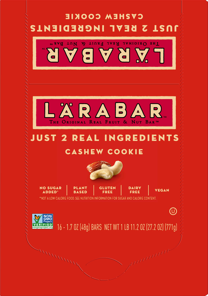 Larabar™ Wellness Bars Cashew Cookie 27.2 Ounce Size - 4 Per Case.