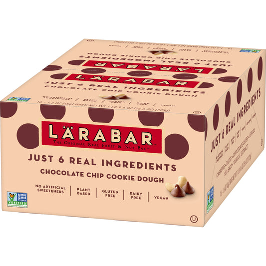 Larabar™ Wellness Bars Chocolate Chip Cookie Dough 25.6 Ounce Size - 4 Per Case.