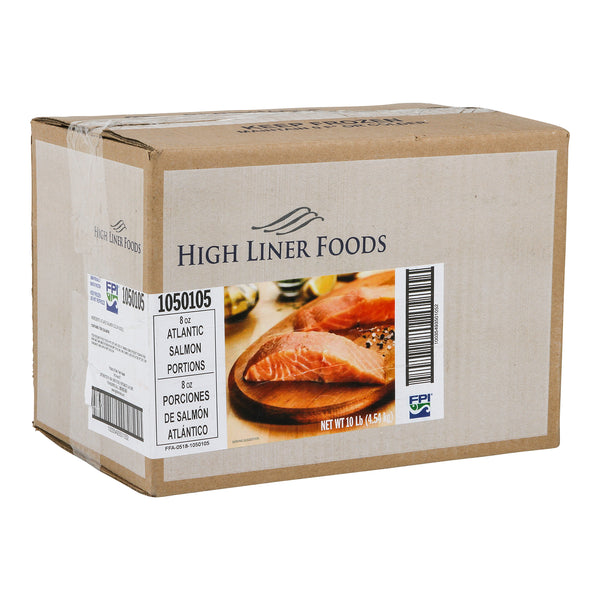 Iqf Chilean Atlantic Salmon Portions Ivp 10 Pound Each - 1 Per Case.