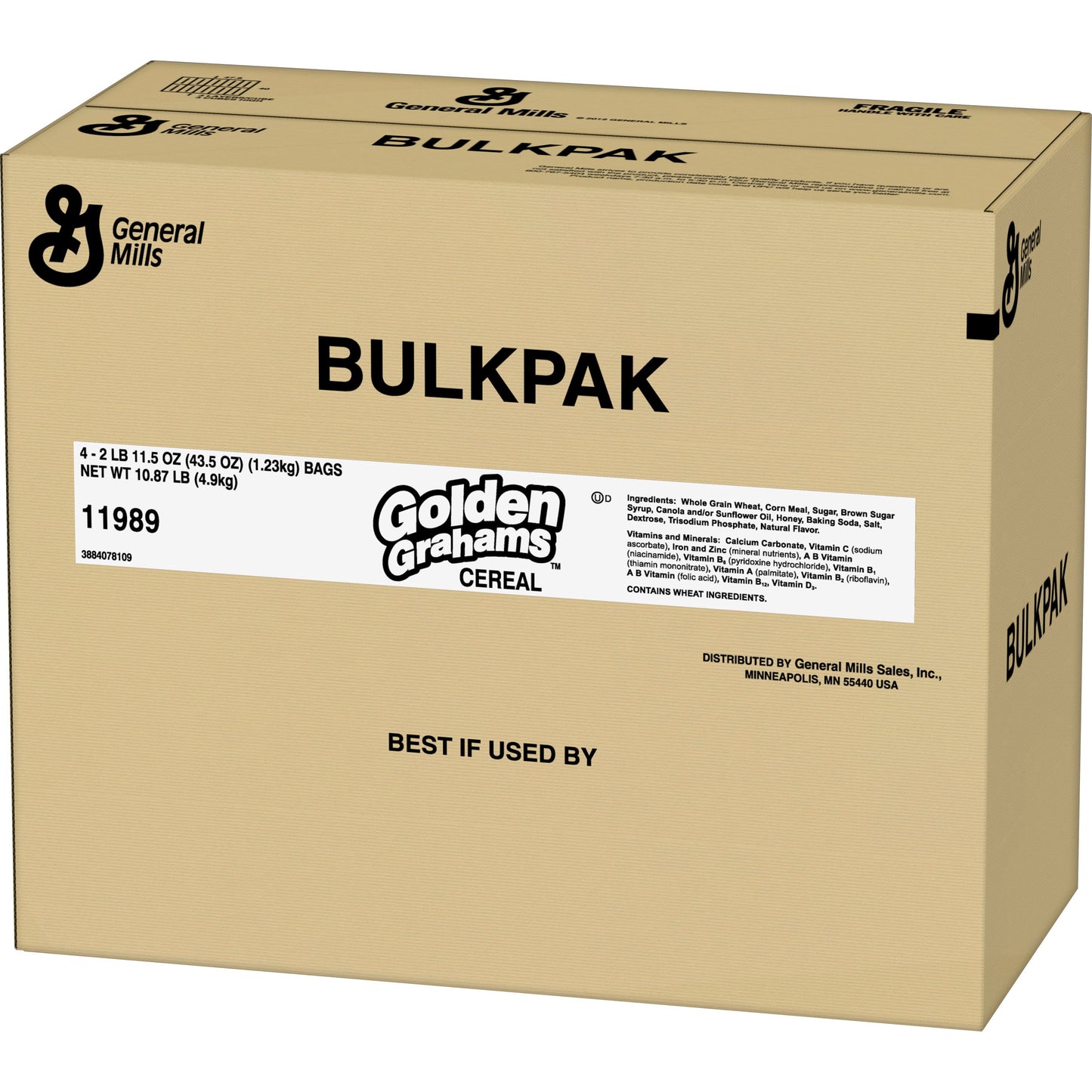 Golden Grahams™ Cereal Bulkpack 43.5 Ounce Size - 4 Per Case.