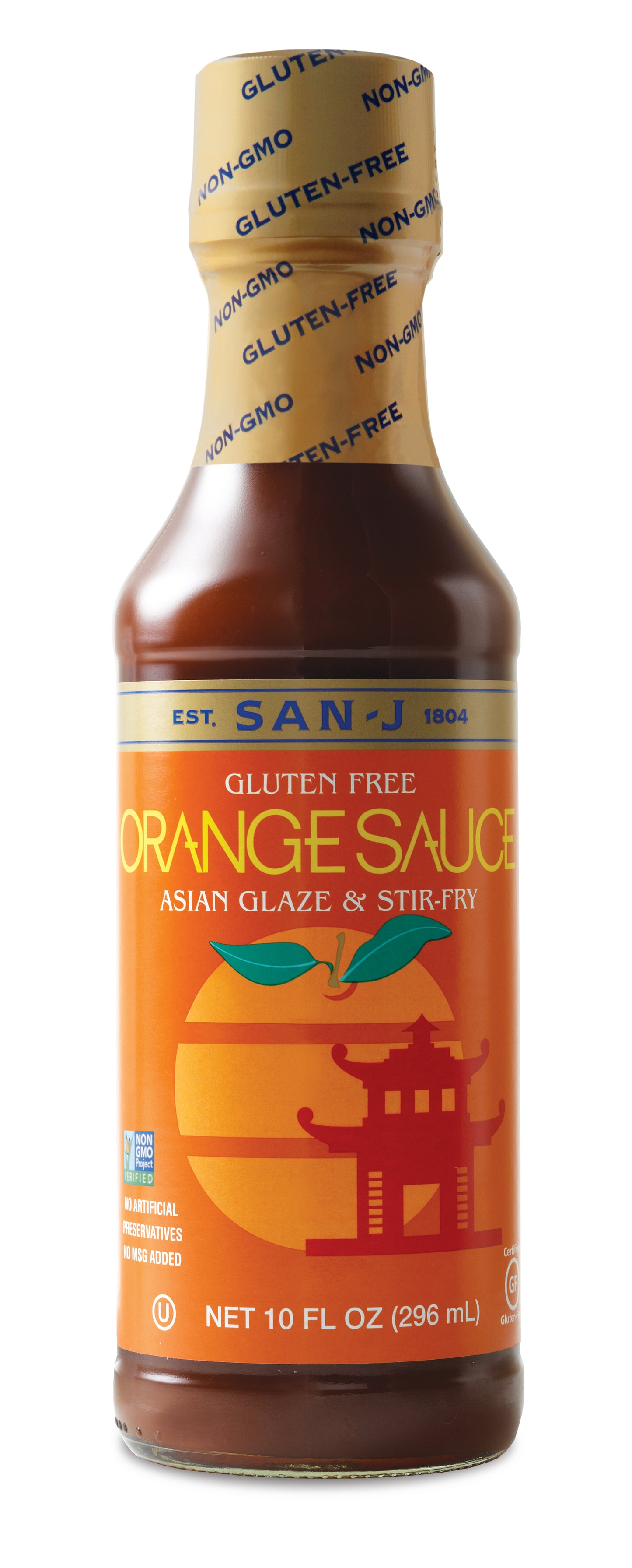 San J Gluten Free Orange 6 Each - 1 Per Case.