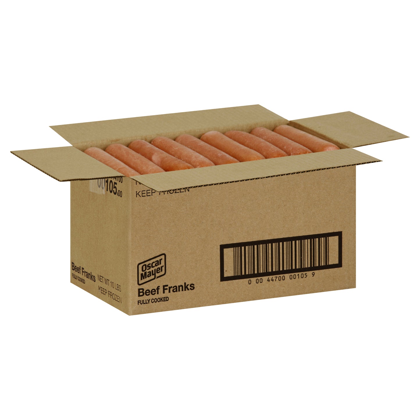 OSCAR MAYER Beef Frank (4:1 6.5" 10 lb. Case)