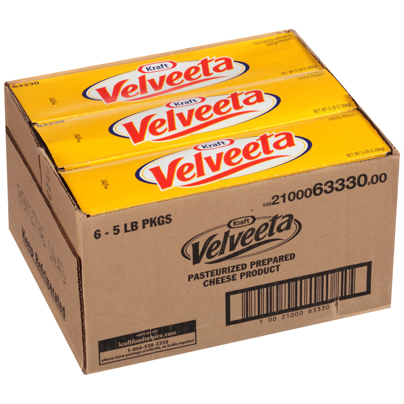 VELVEETA American Cheese Loaf 5 Lb. 6 Per Case