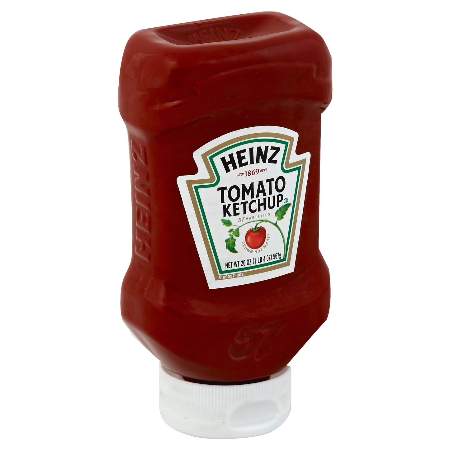 HEINZ Ketchup 20 Ounce FOREVER FULL Inverted Bottles 30)