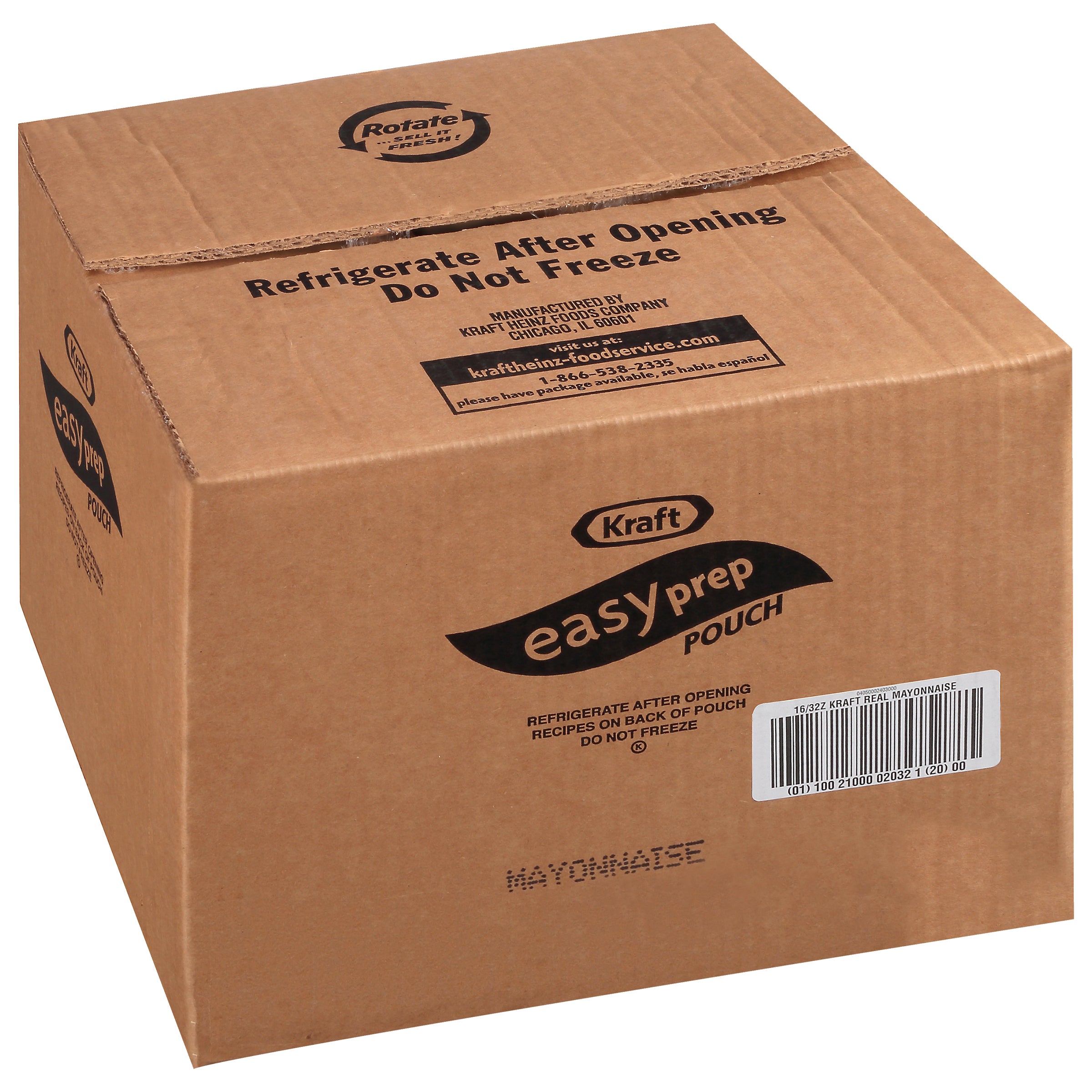 KRAFT Real Mayonnaise 32 Ounce Pouches 16)