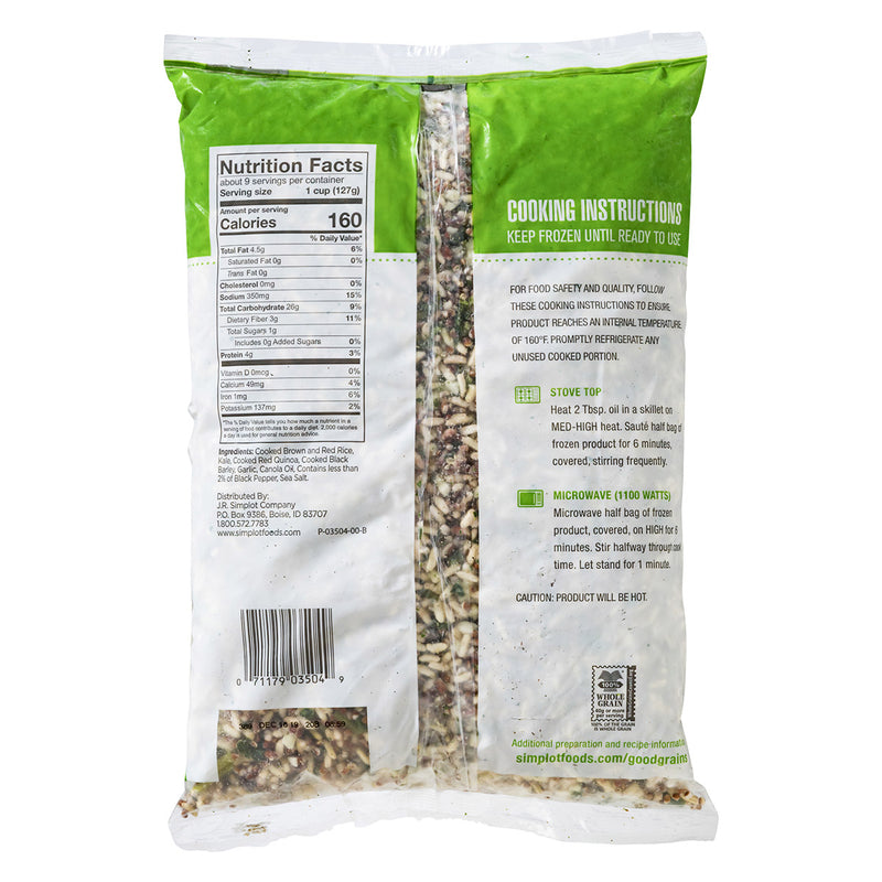 Simplot Good Grains Ancient Grains And Kale Blend 2.5 Pound Each - 6 Per Case.