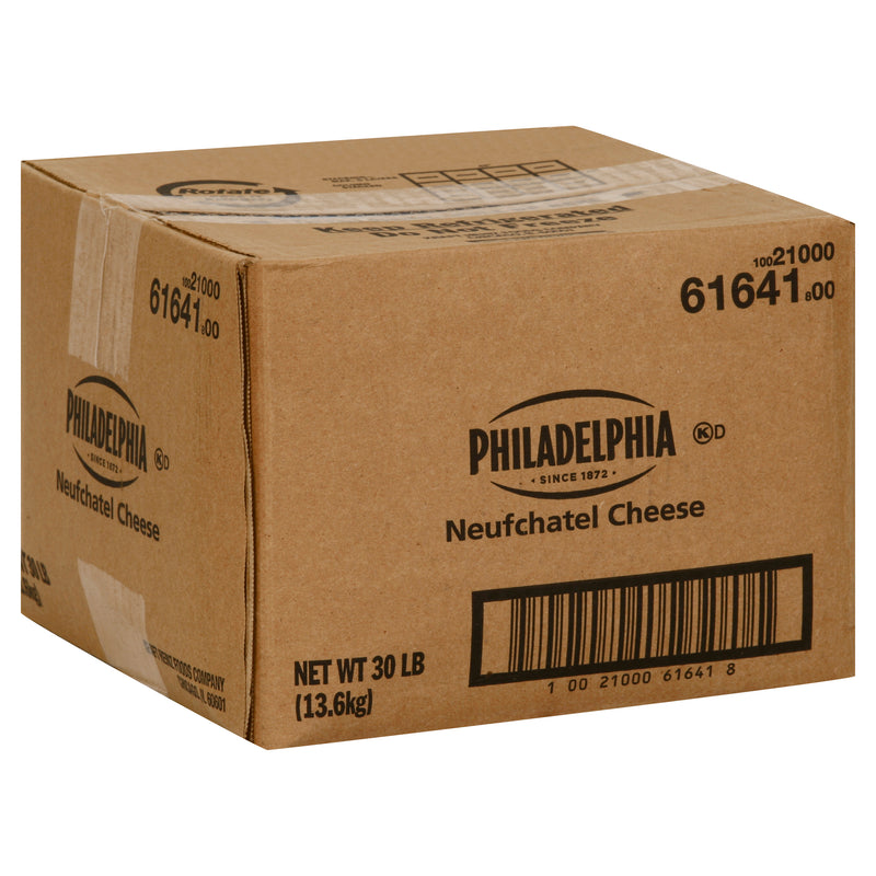 PHILADELPHIA Neufchatel Cheese 30 lb. Carton 1)