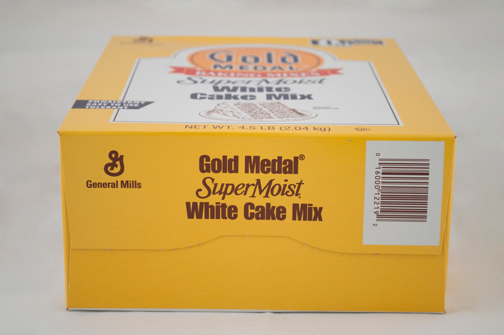 Gold Medal™ Cake Mix Super Moist™ White 4.5 Pound Each - 6 Per Case.