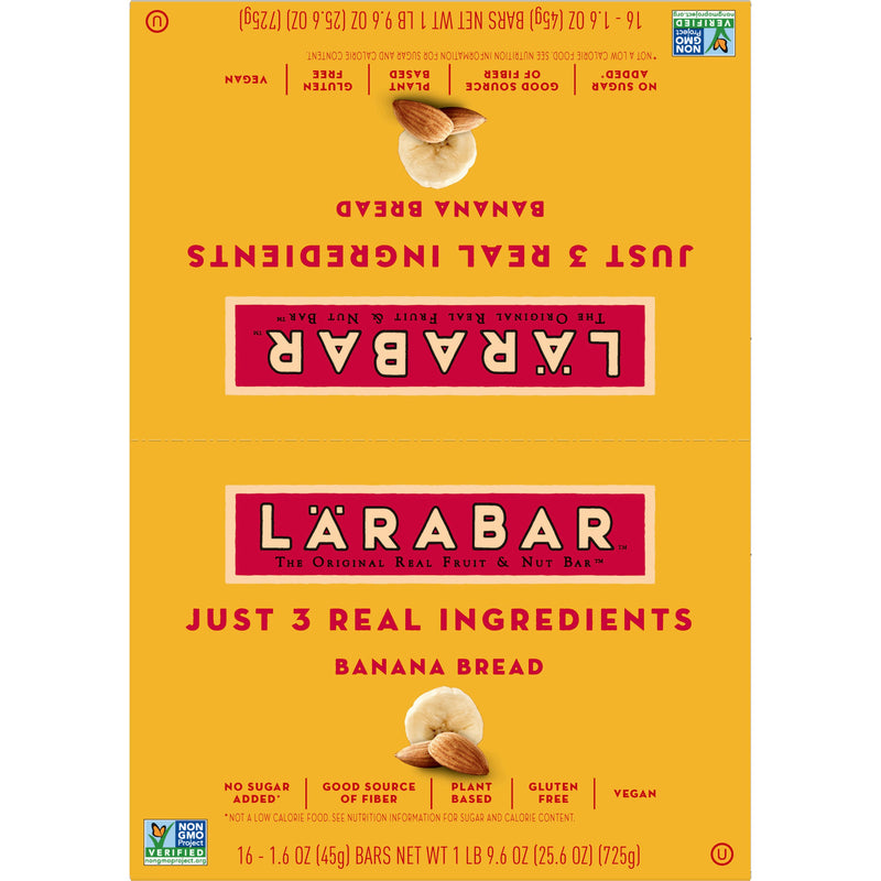 Larabar™ Fruit & Nut Bar Banana Bread Bar 25.6 Ounce Size - 4 Per Case.