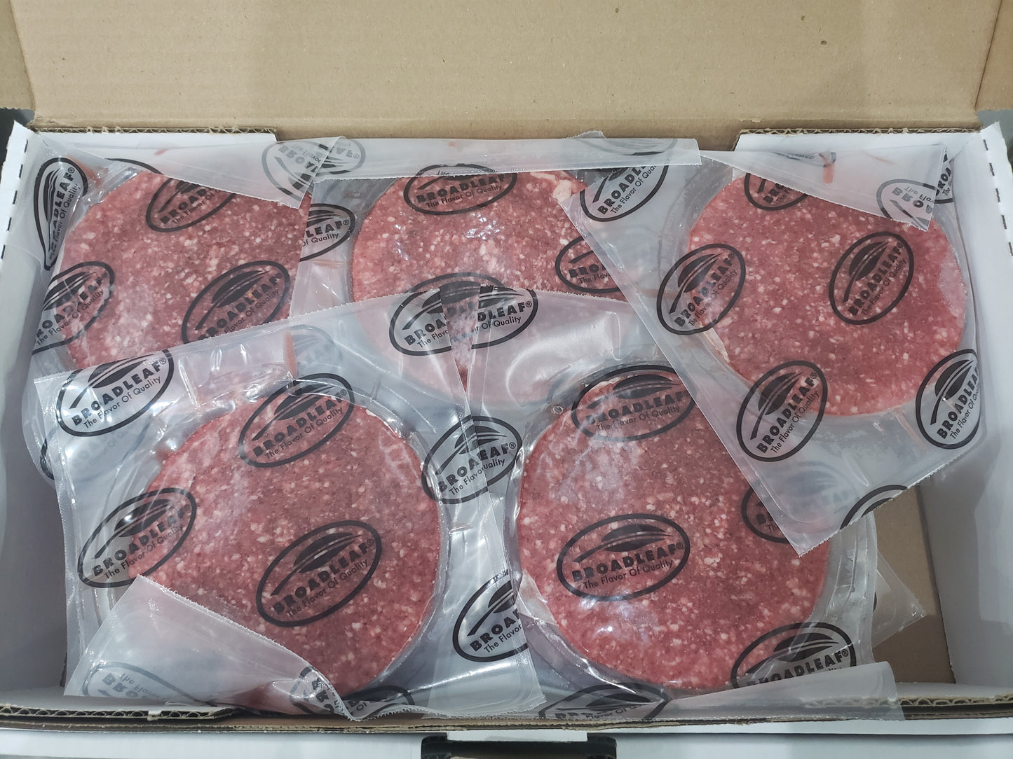 Bison Patties Two 8 Ounce Size - 20 Per Case.