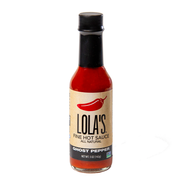 Lola's Fine Hot Sauce Ghost Pepper 5 Fluid Ounce - 12 Per Case.