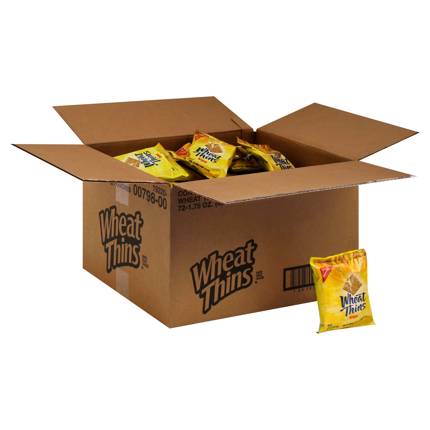 Nabisco Wheat Thins 1.75 Ounce Size - 72 Per Case.