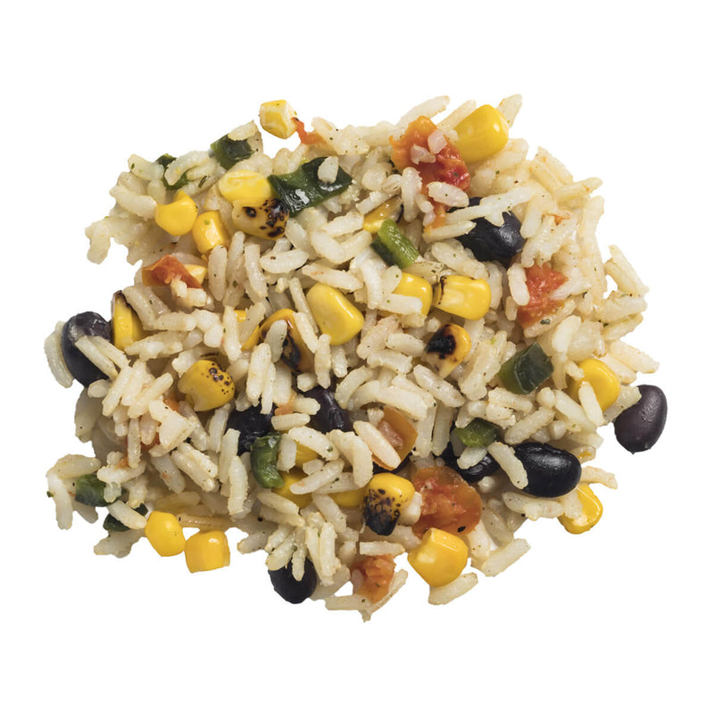 Simplot Good Grains Cilantro Lime Rice & Fire Roasted Corn Fiesta 2.5 Pound Each - 6 Per Case.