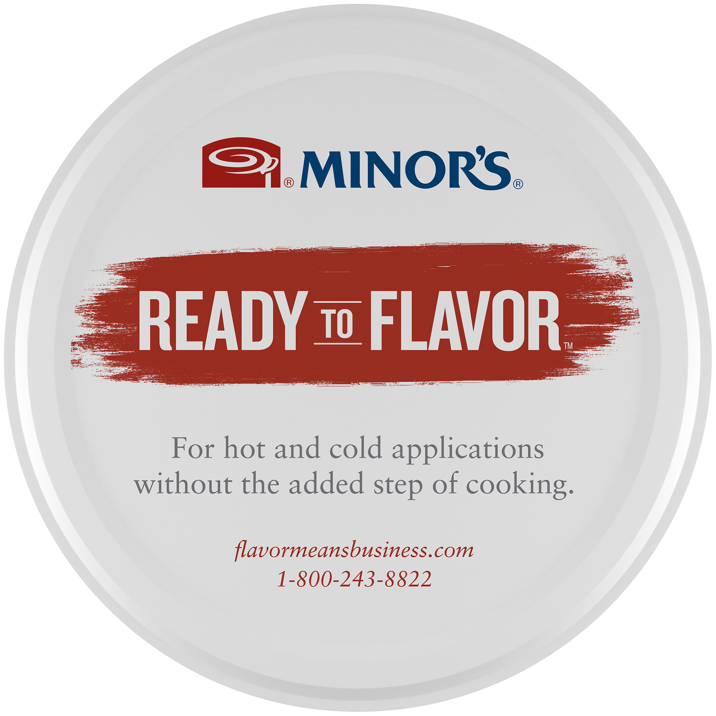 Minor's Gluten Free Beef Base Made With Natural Ingredients 1 Pound Each - 6 Per Case.