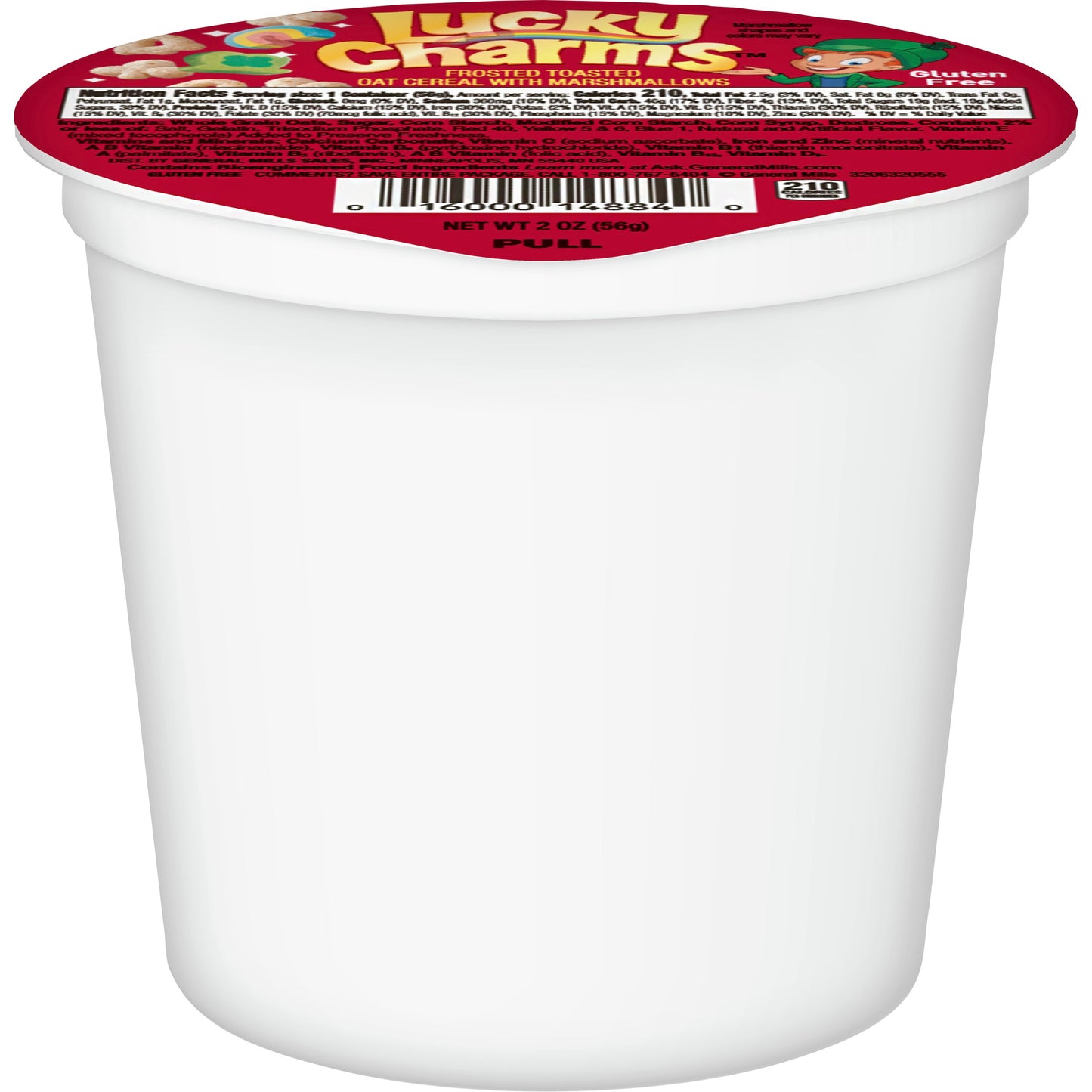 Lucky Charms™ Cereal Single Serve K Ozeq Grain 2 Ounce Size - 60 Per Case.