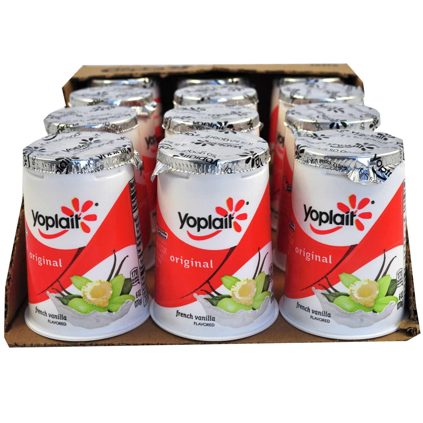 Yoplait® Original Yogurt Single Serve Cup French Vanilla 6 Ounce Size - 12 Per Case.