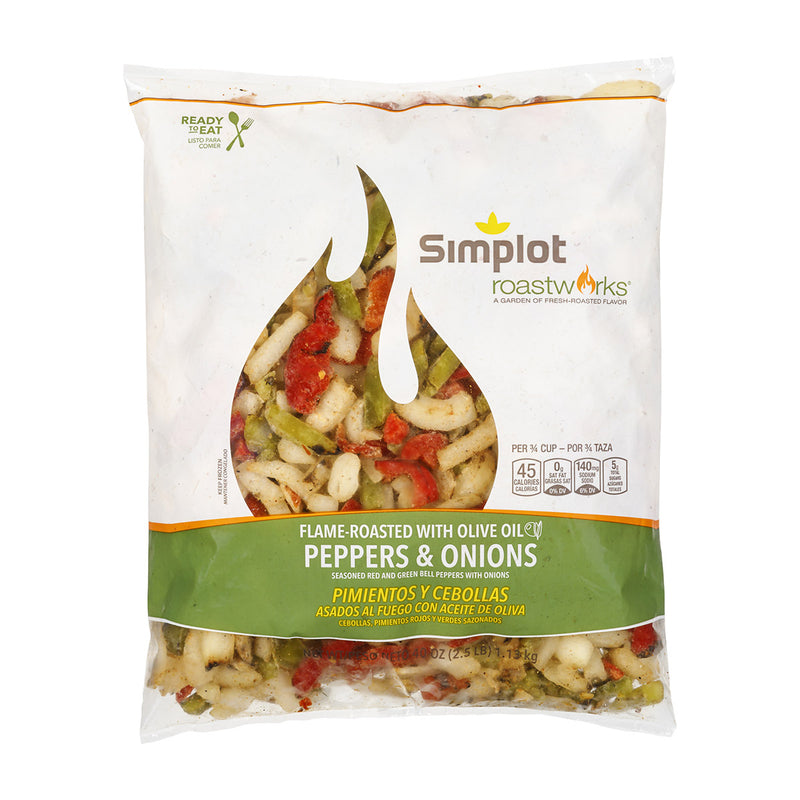 Simplot Roastworks Rte Flame Roasted Pepper &onion Blend 2.5 Pound Each - 6 Per Case.