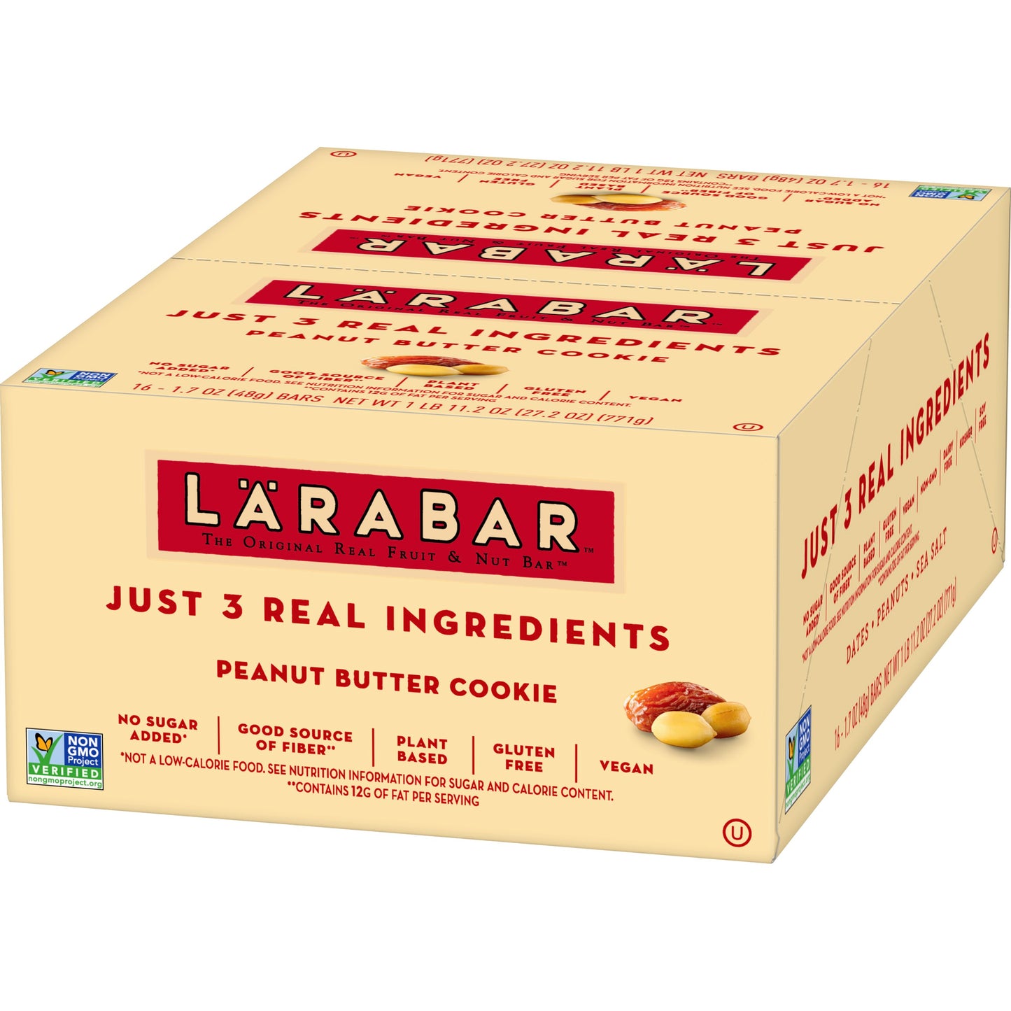 Larabar™ Wellness Bars Peanut Butter Cookie 27.2 Ounce Size - 4 Per Case.