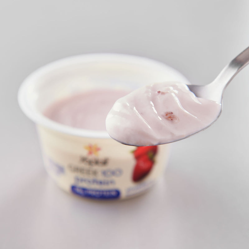 Yoplait® Greek Protein Yogurt Single Serve Cup Strawberry 5.3 Ounce Size - 12 Per Case.