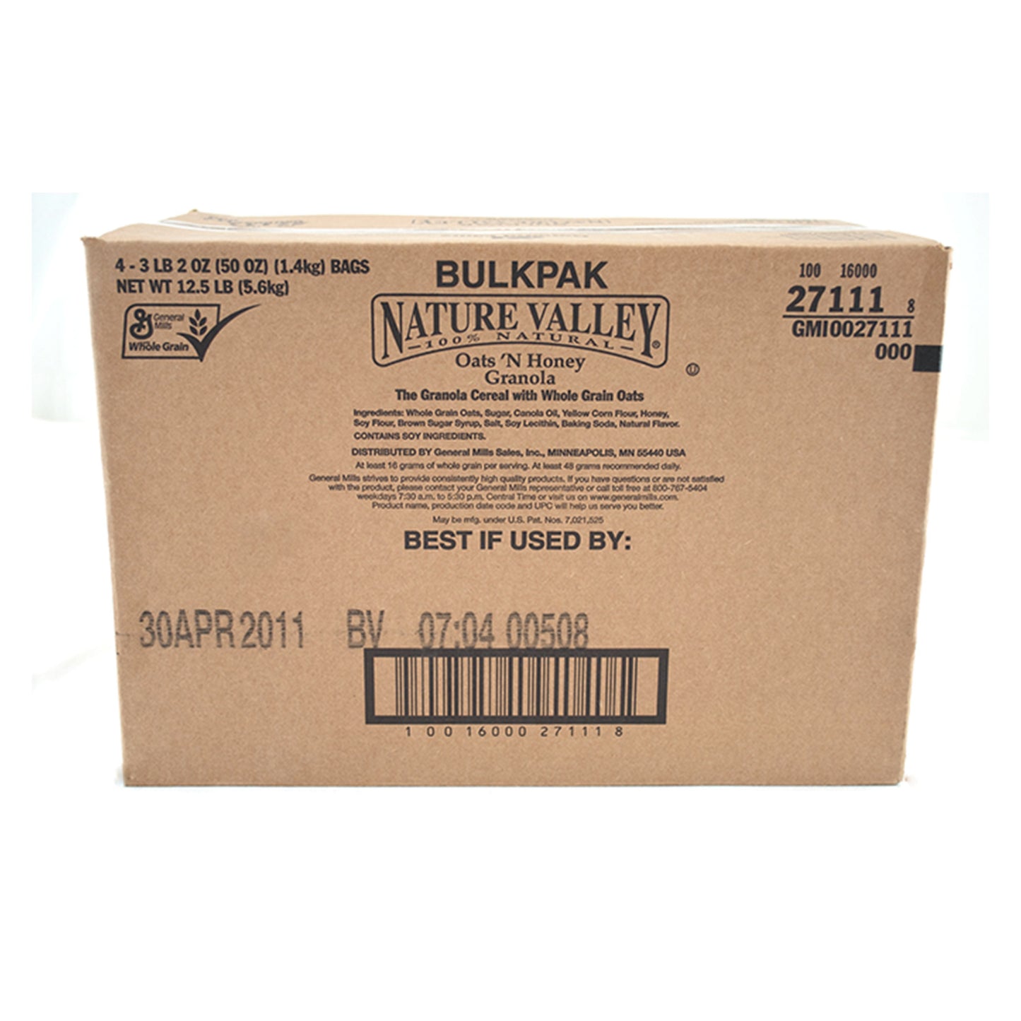 Nature Valley™ Granola Cereal Bulkpack Oats'n Honey 50 Ounce Size - 4 Per Case.