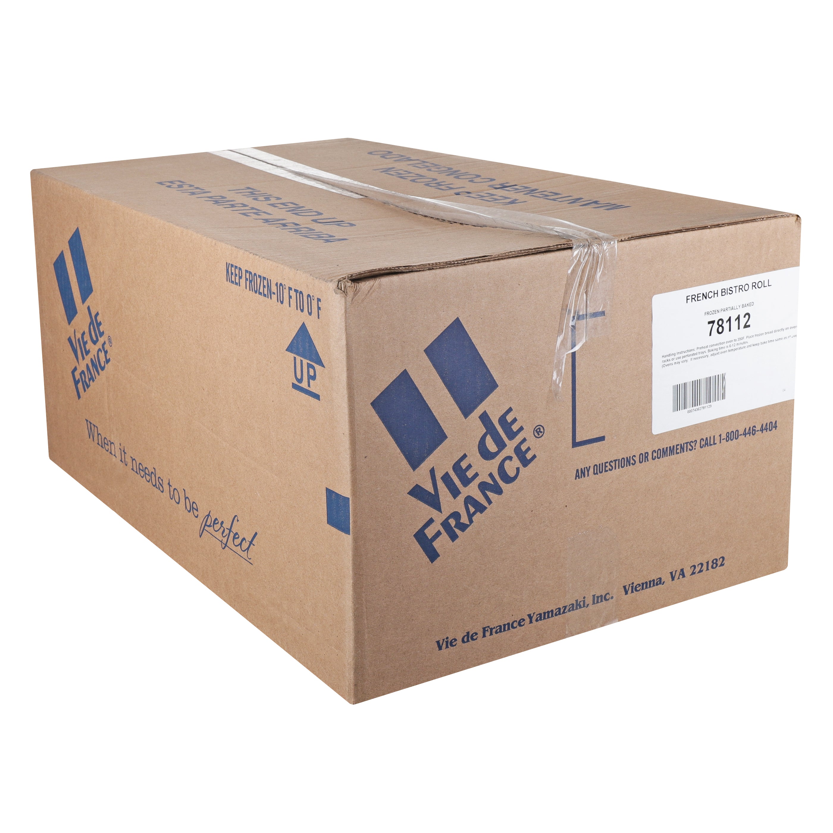 Roll French Bistro 5" 1.5 Ounce Size - 156 Per Case.